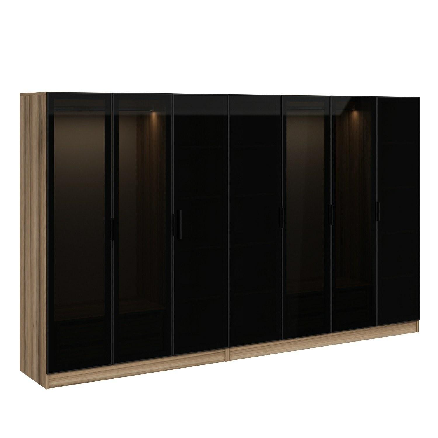 FUNZI LIVING 7653 garderobeskap, stor moderne garderobeløsning